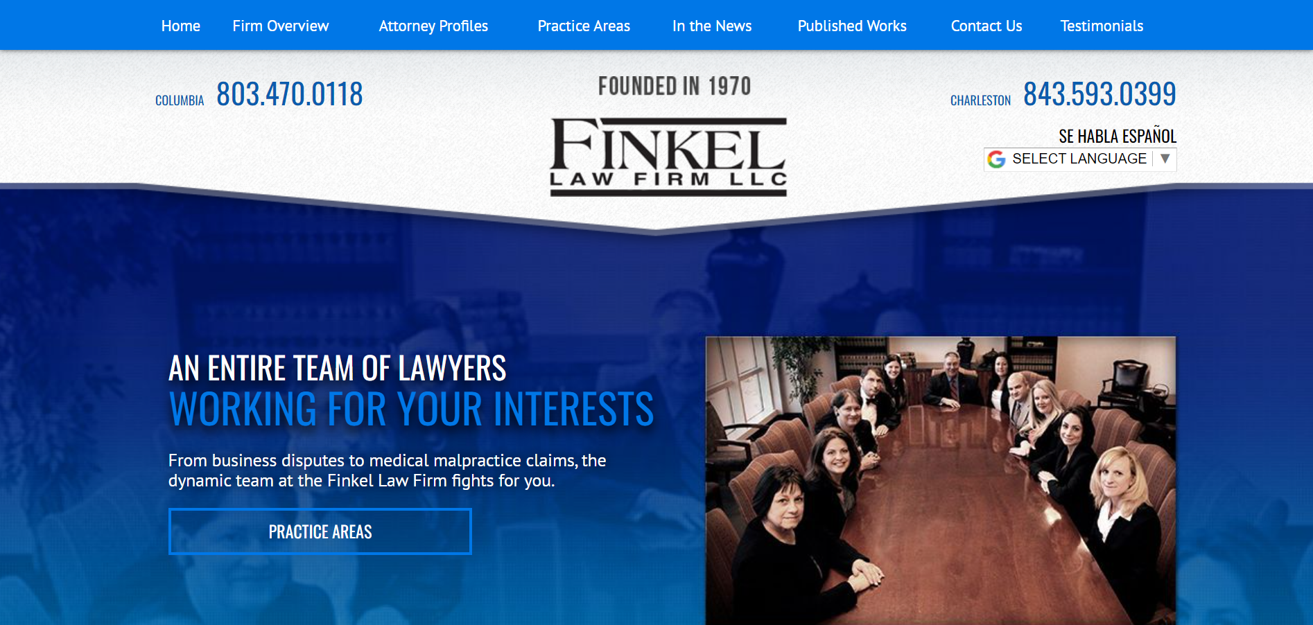 Finkel Law Firm Bankruptcy Lawyers in Irmo SC