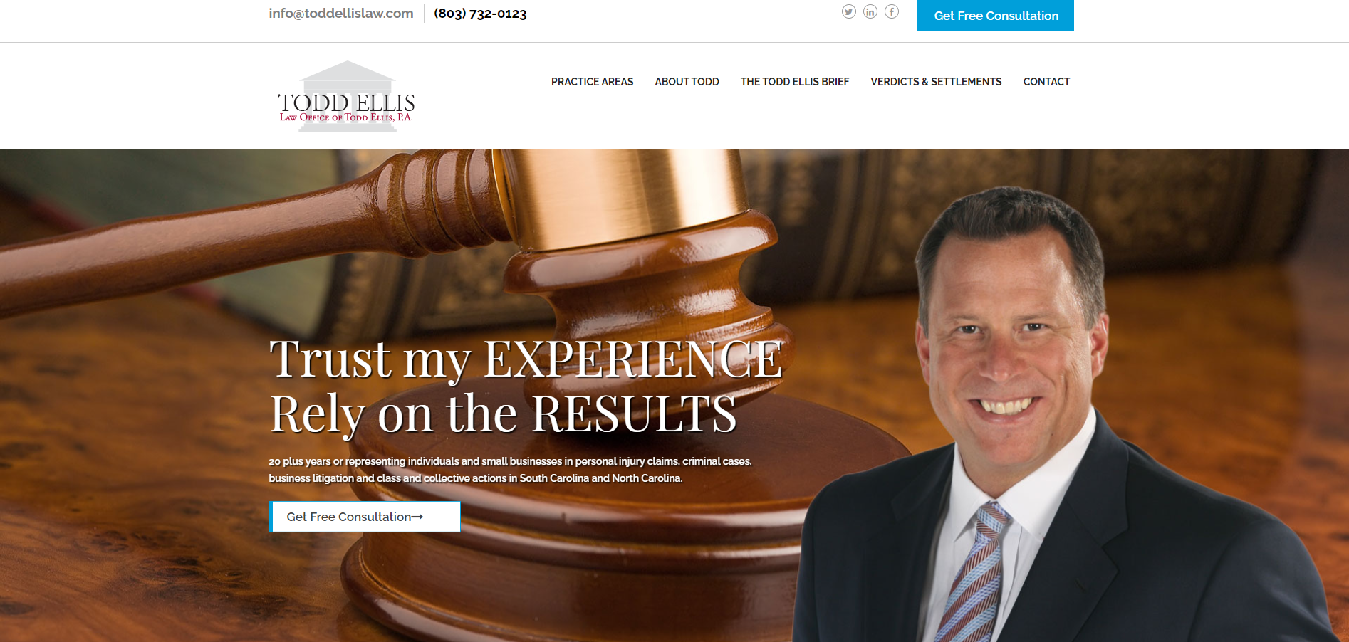 Todd Ellis Personal Injury Lawyer Rock Hill SC