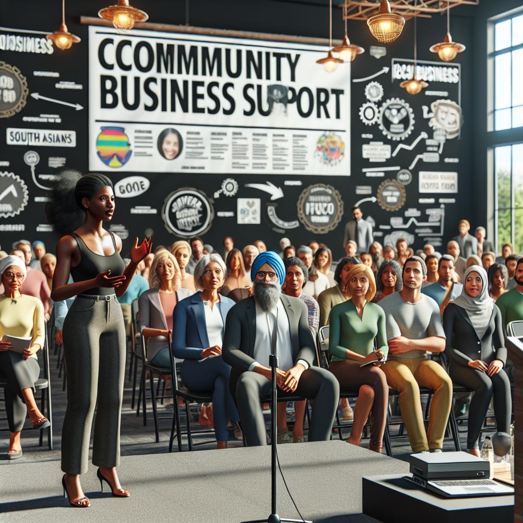 Community business support event