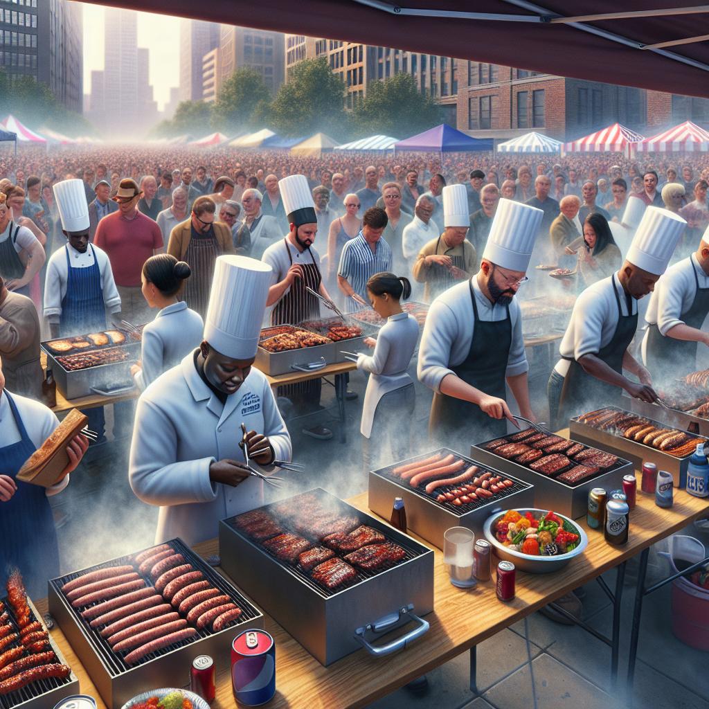 BBQ competition frenzy image