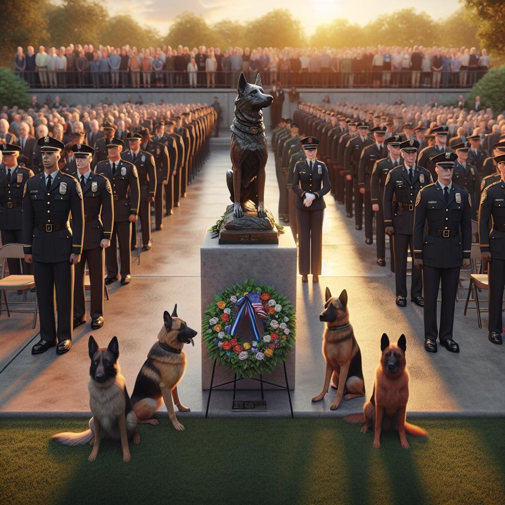 K9 memorial service tribute