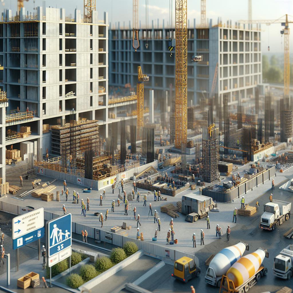 Student housing construction site