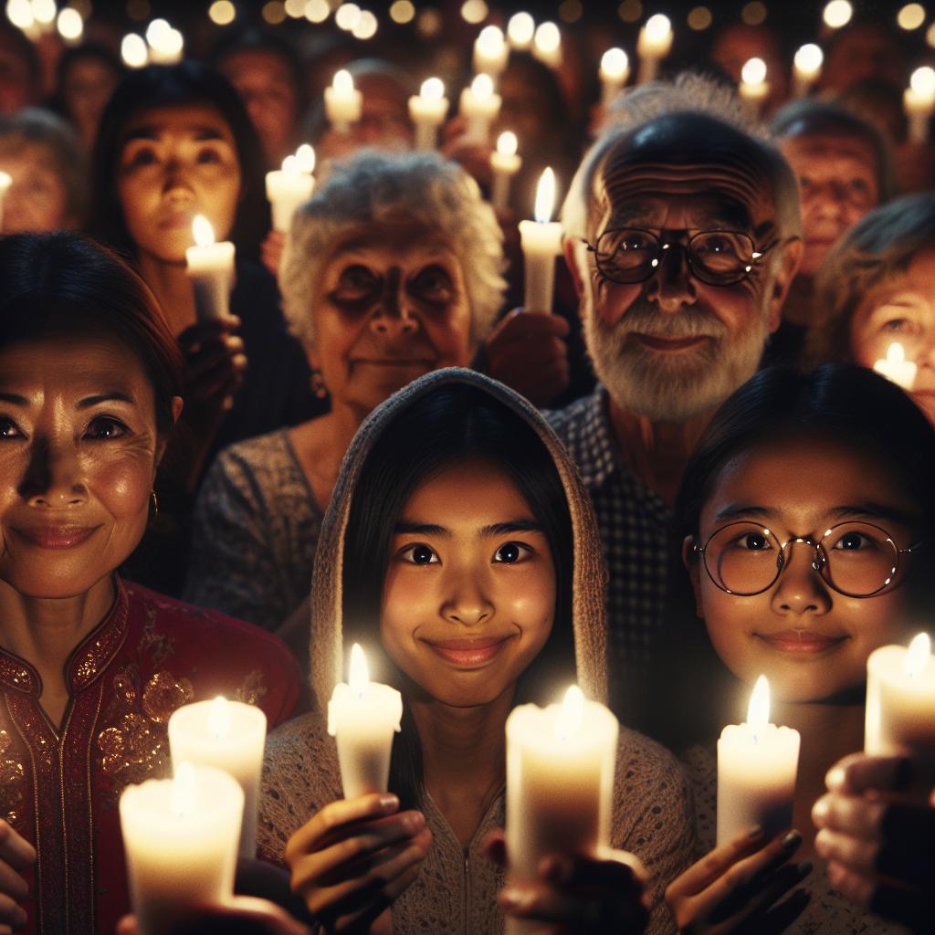 Community candlelight vigil.