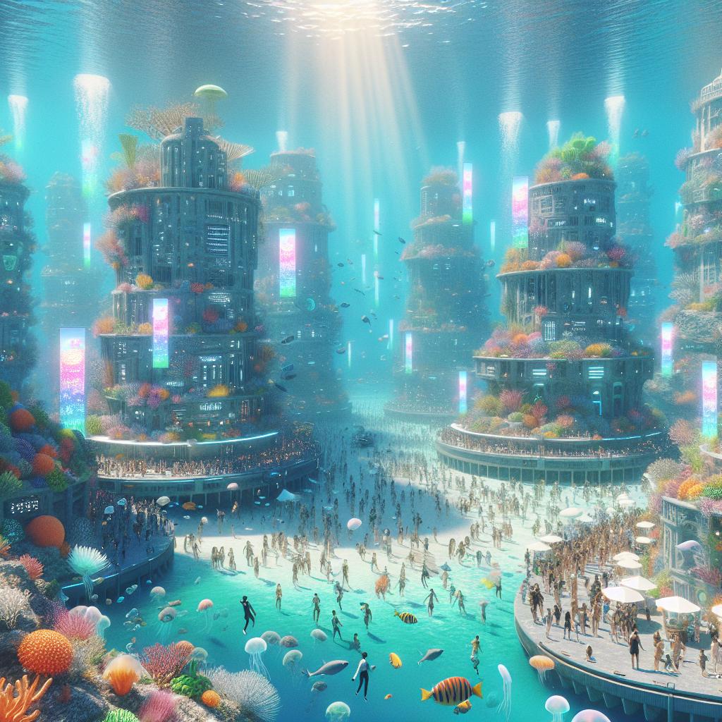 Underwater city summer event