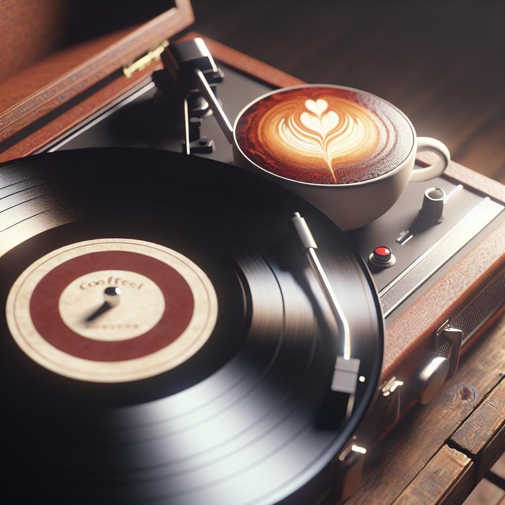 Coffee and vinyl fusion