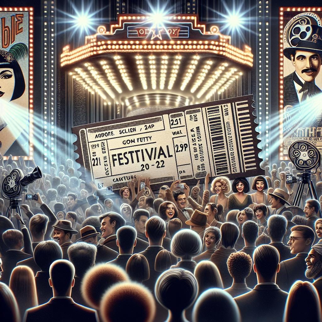 Film festival tickets advertisement