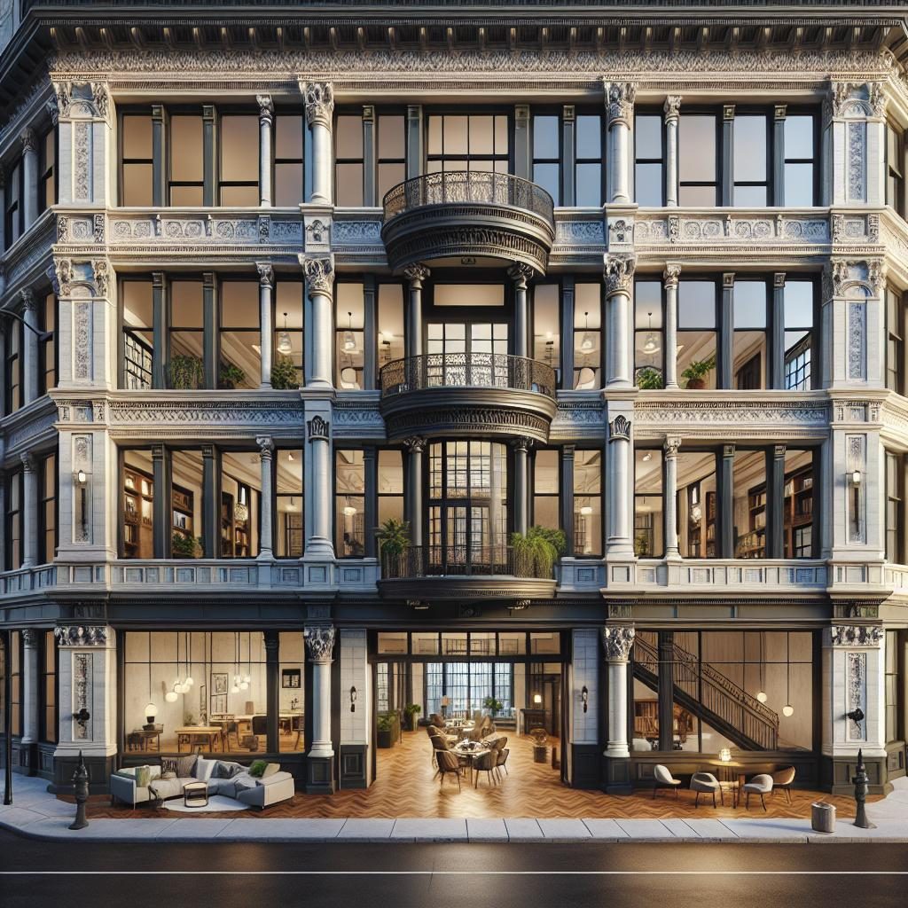 Historic office turned apartments