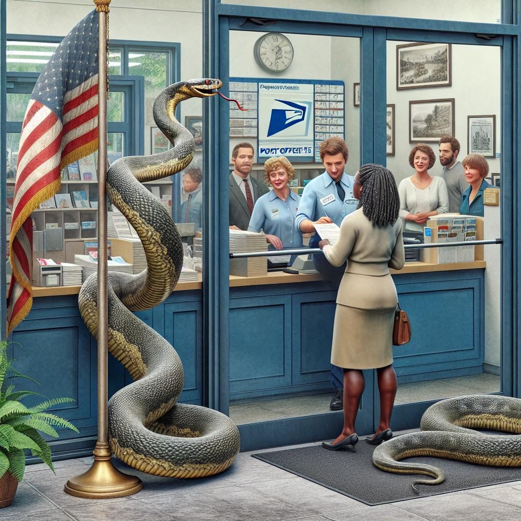 Snake at Post Office