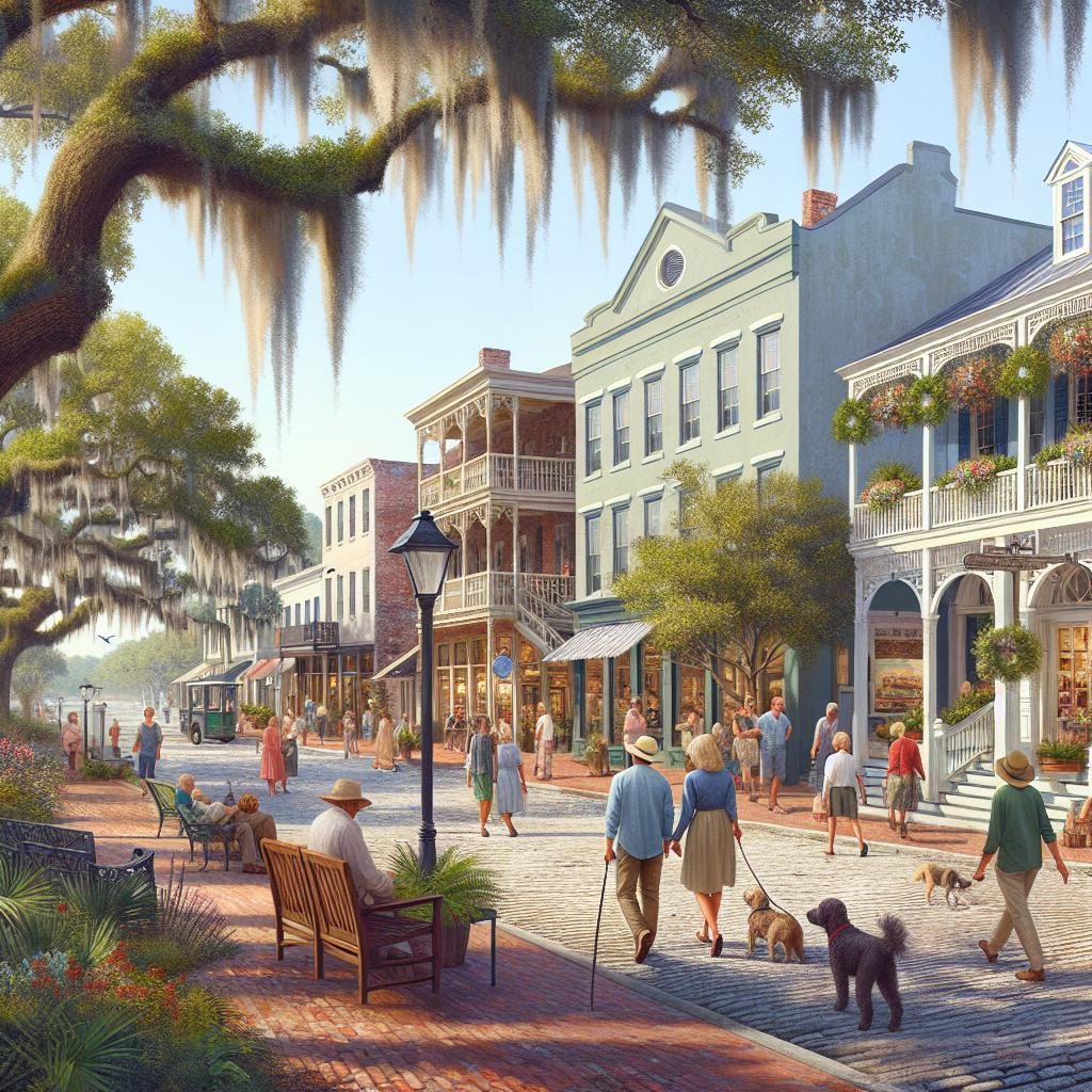 Charming Southern Townscape