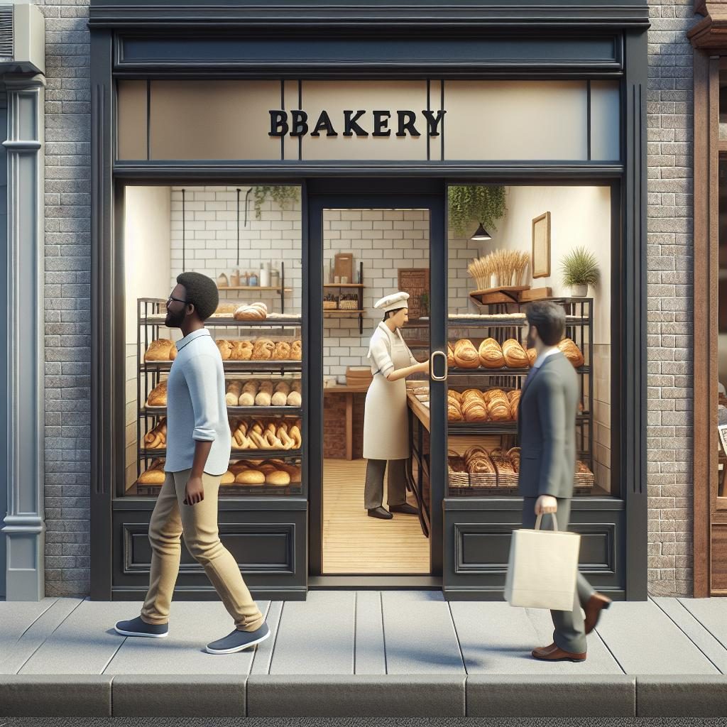 Closed Bakery Door