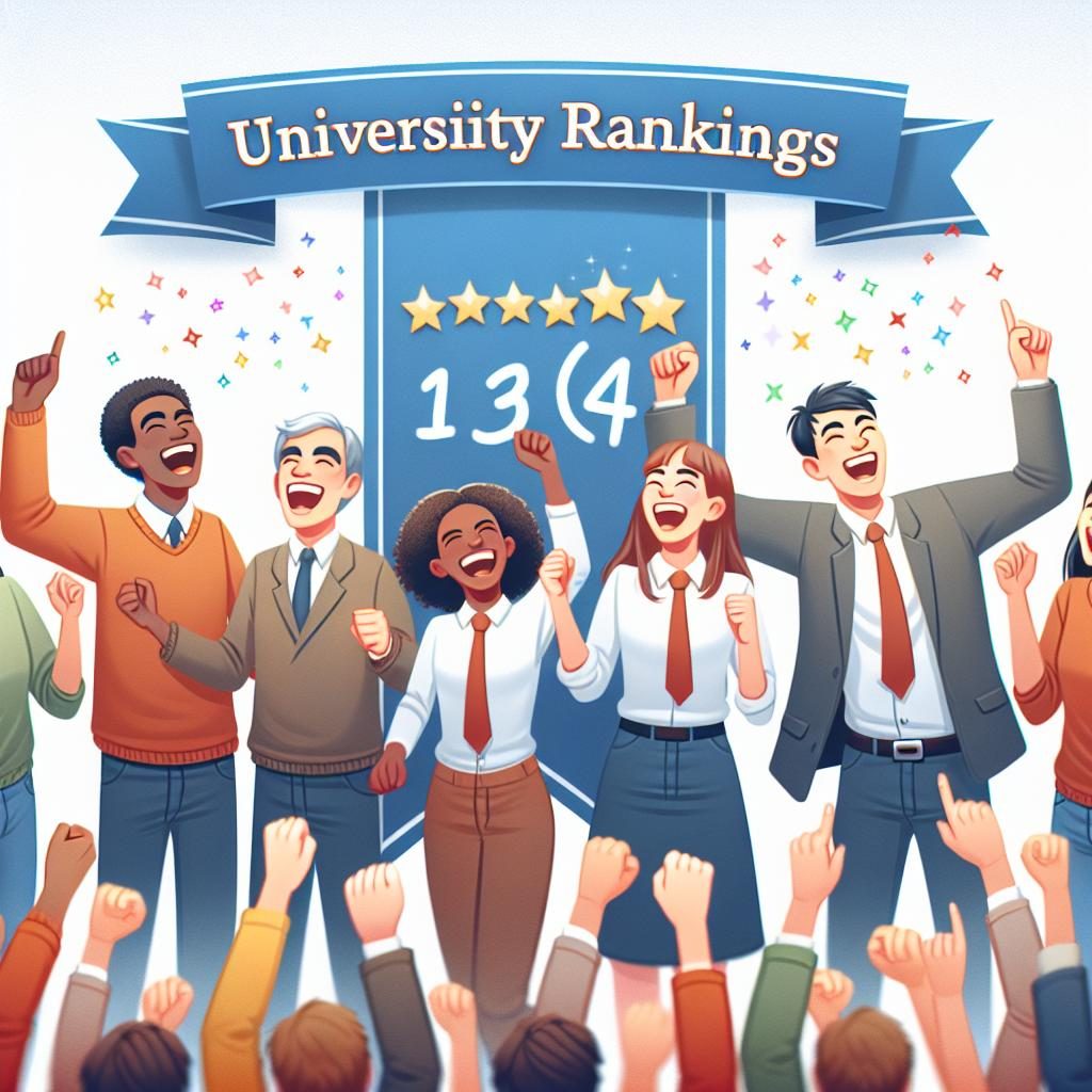 University Rankings Celebration