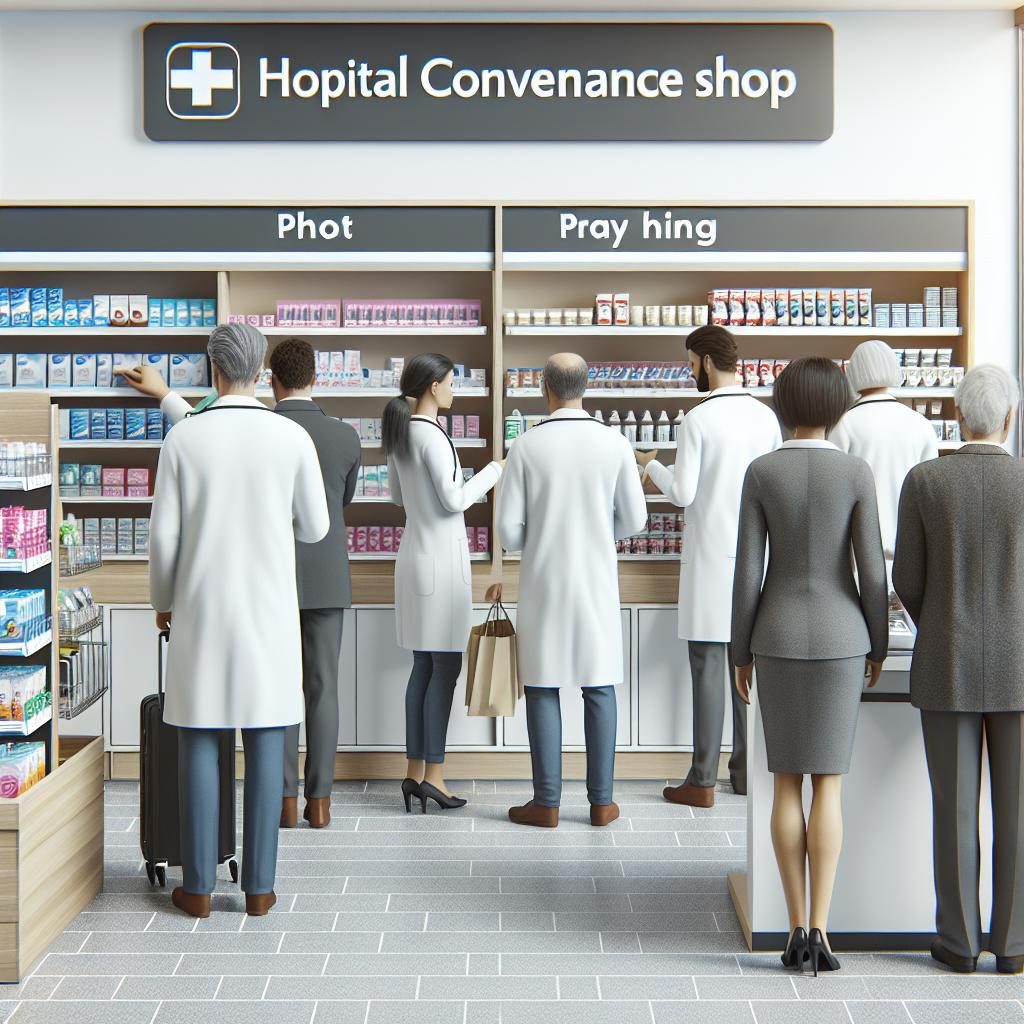 Convenient hospital shopping