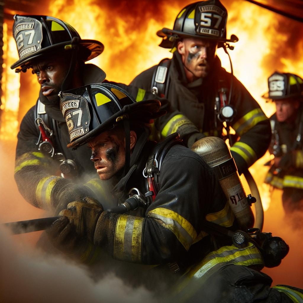 Firefighters in Action