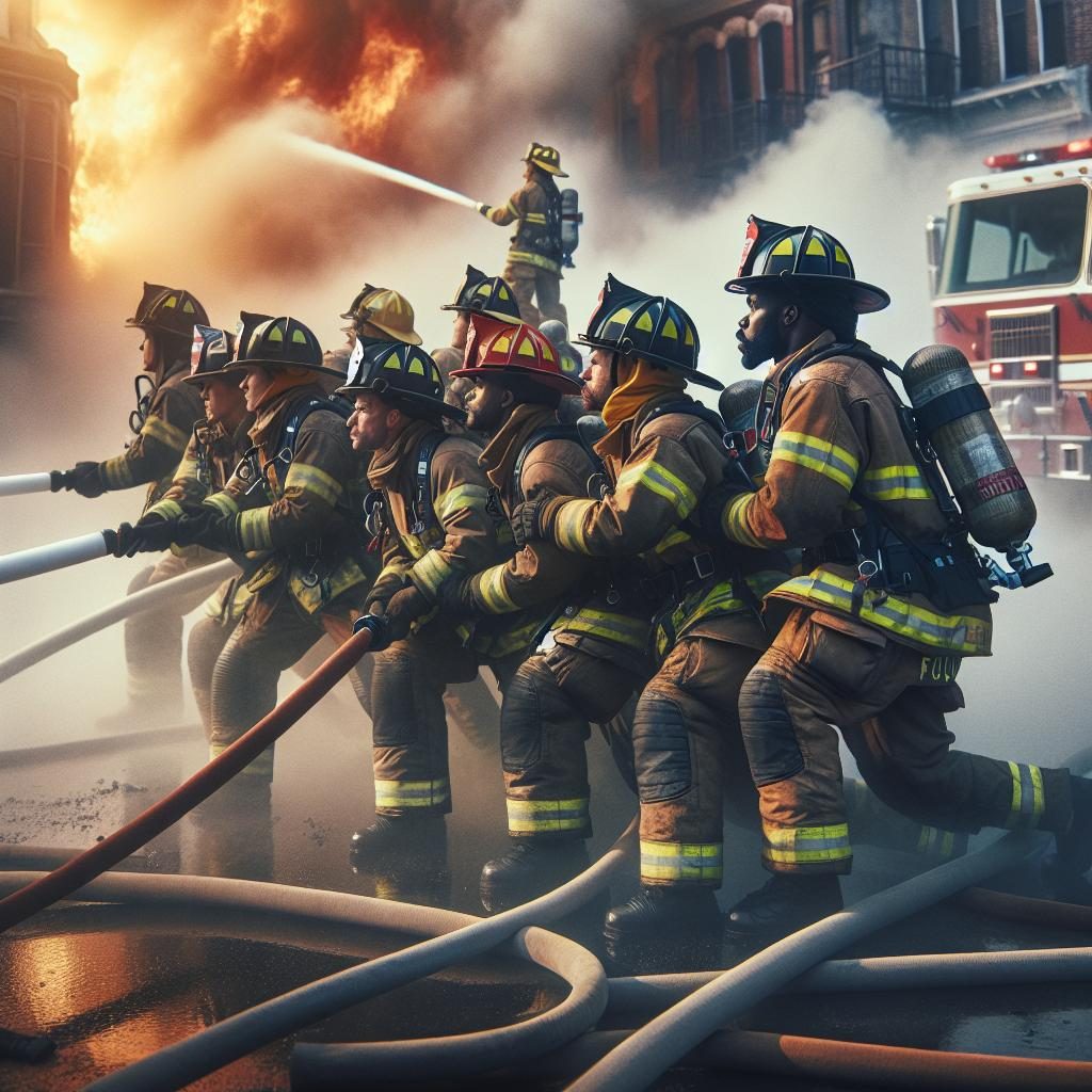 Firefighters in Action