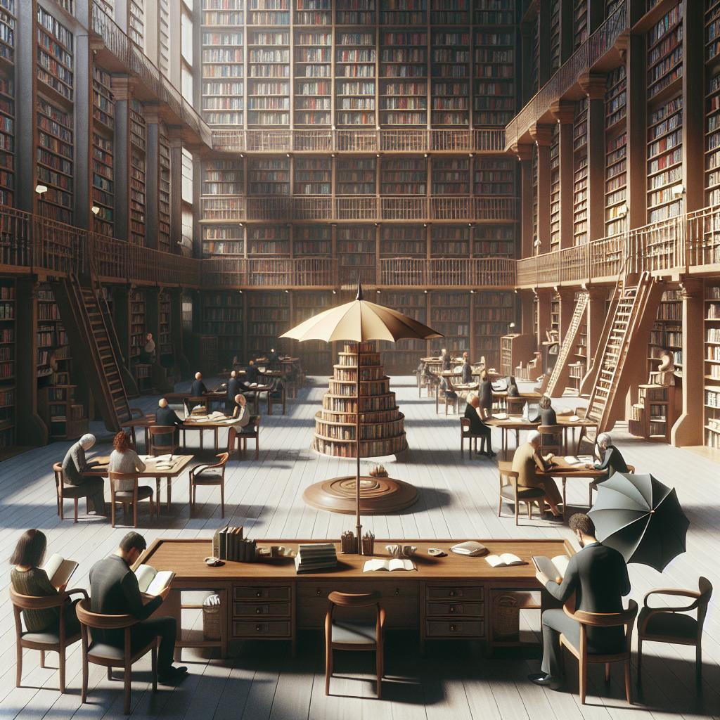 Library with Umbrella