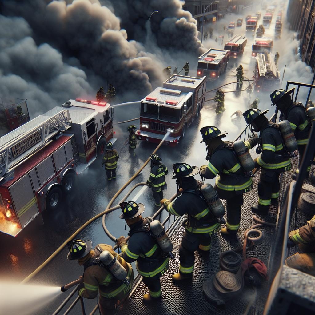 Firefighters in Action