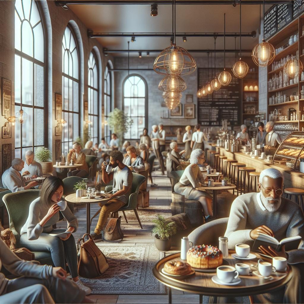 Cozy café atmosphere