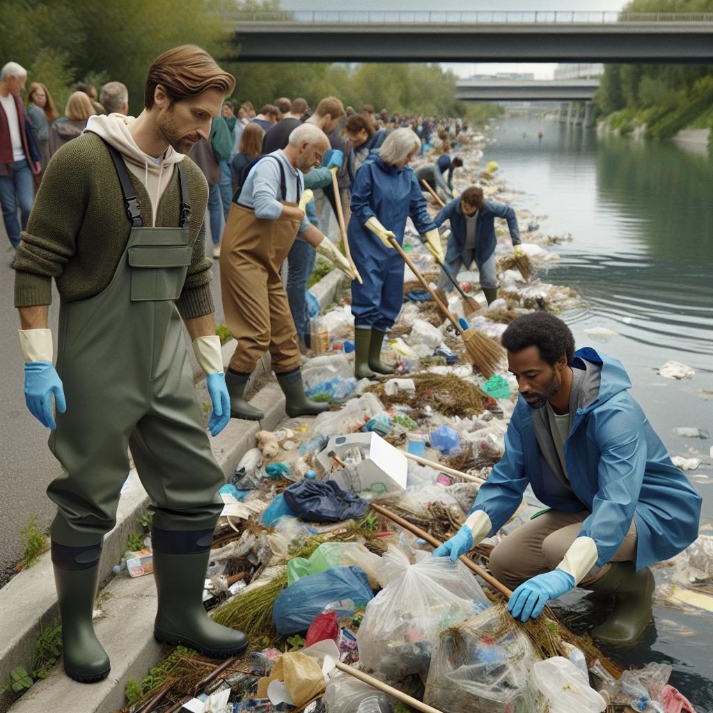 Riverwalk Aftermath Cleanup