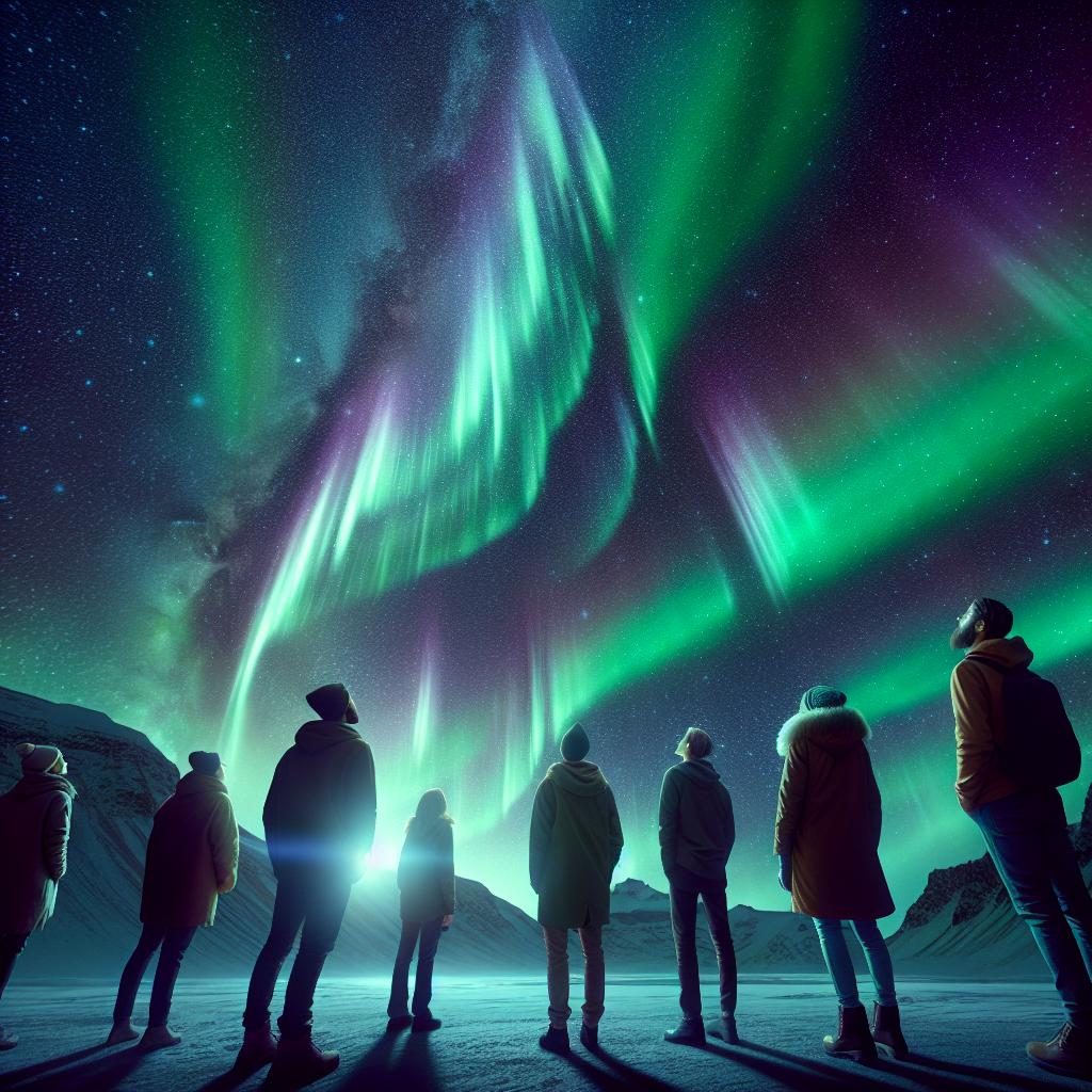 Northern lights display