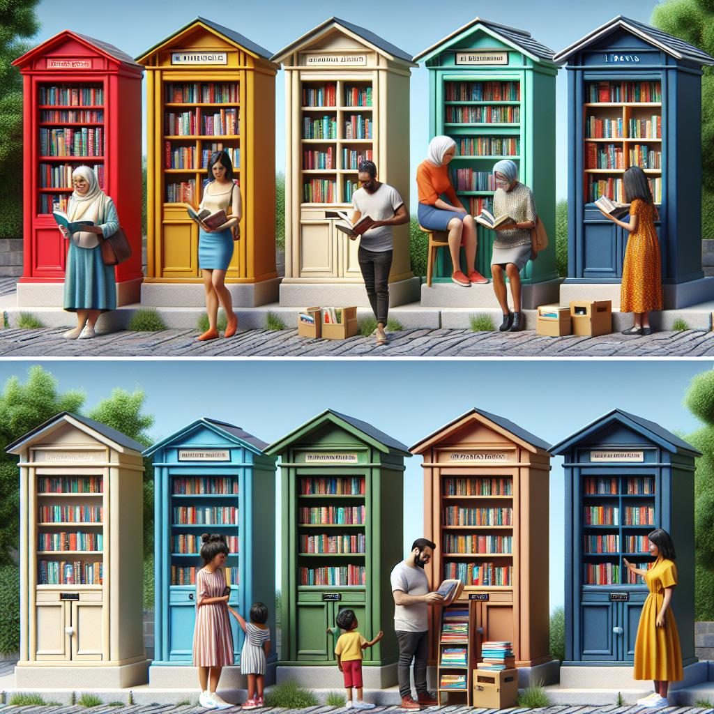 Colorful Mini Libraries