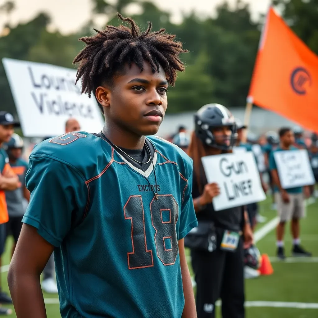 Students Unite at Football Game to Combat Gun Violence in Columbia, S.C.