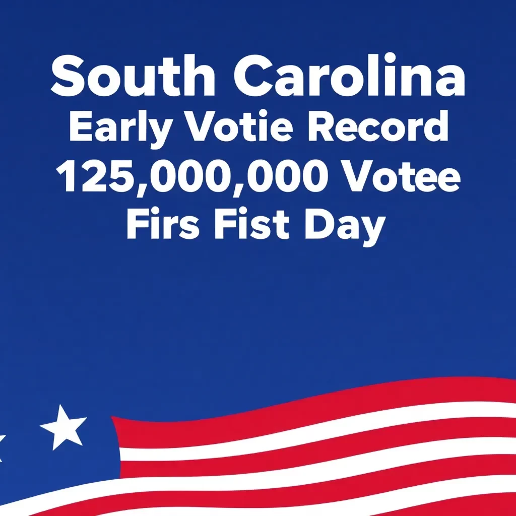 South Carolina Breaks Early Voting Record with 125,000 Votes on First Day