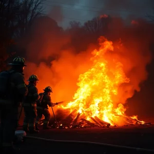 Firefighters Successfully Contain Columbia Blaze Caused by Improperly Discarded Hot Coals