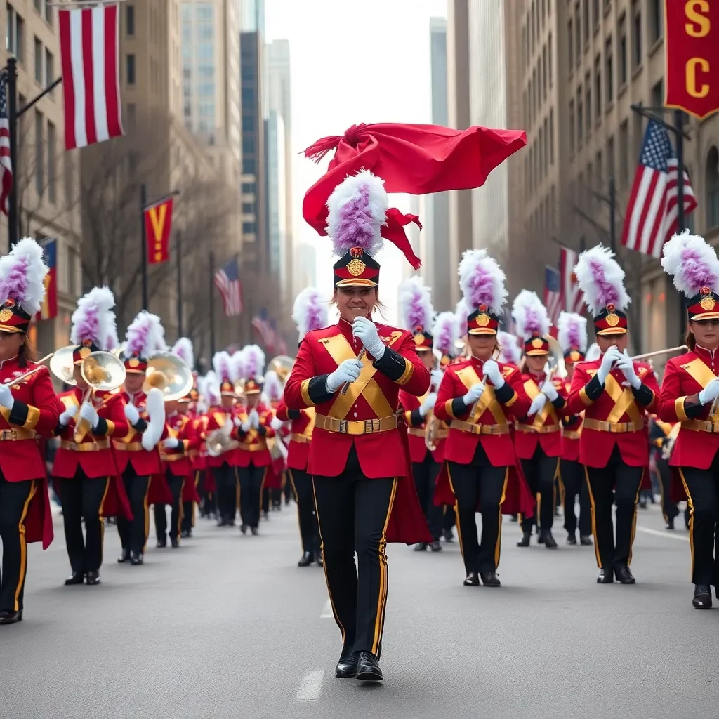 Columbia Celebrates USC Marching Band's Upcoming Macy's Thanksgiving Day Parade Debut with Special Dress Rehearsal