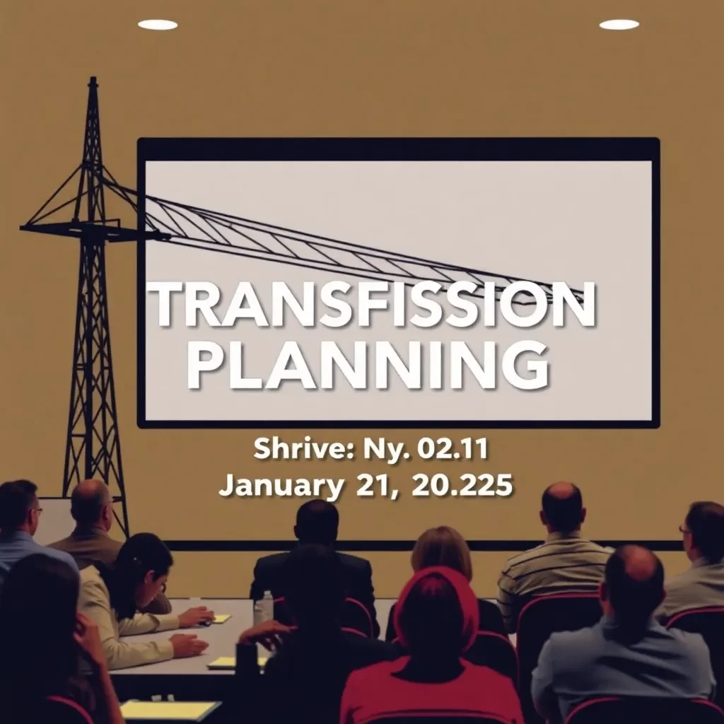 Exciting Briefing on Transmission Planning Scheduled for January 21, 2025, in Columbia, SC