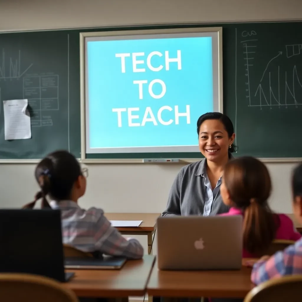 Exciting Partnership in Columbia Launches 'Tech To Teach' Program to Address Teacher Vacancies