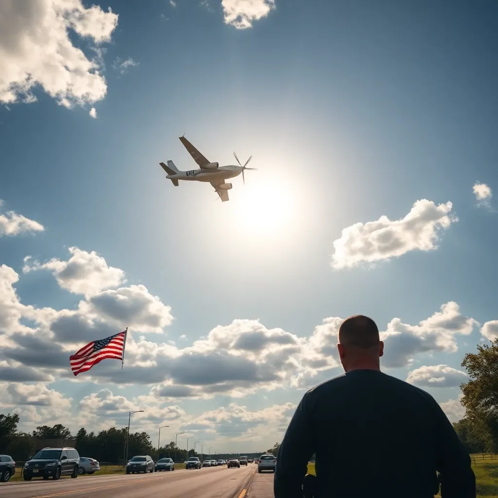 Sunny Skies Mark the Arrival of Chief Herbert Blake in Cayce