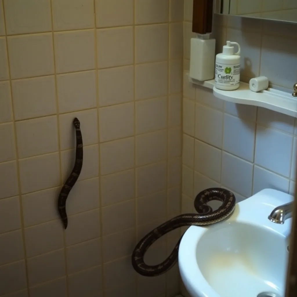 Columbia Woman's Morning Routine Disrupted by Surprise Snake in Bathroom