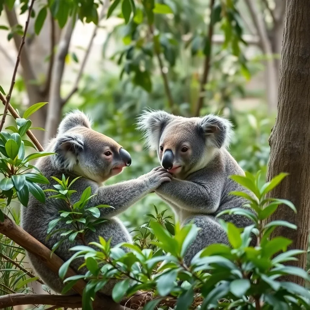 Columbia Zoo Introduces New Koala Milo as He Prepares for Breeding with Kirra