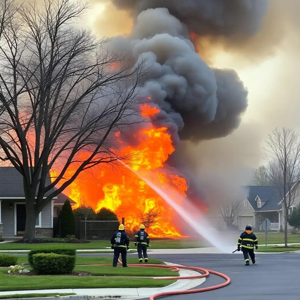 Firefighters Injured in Lexington Villas Blaze During Dramatic Rescue Efforts