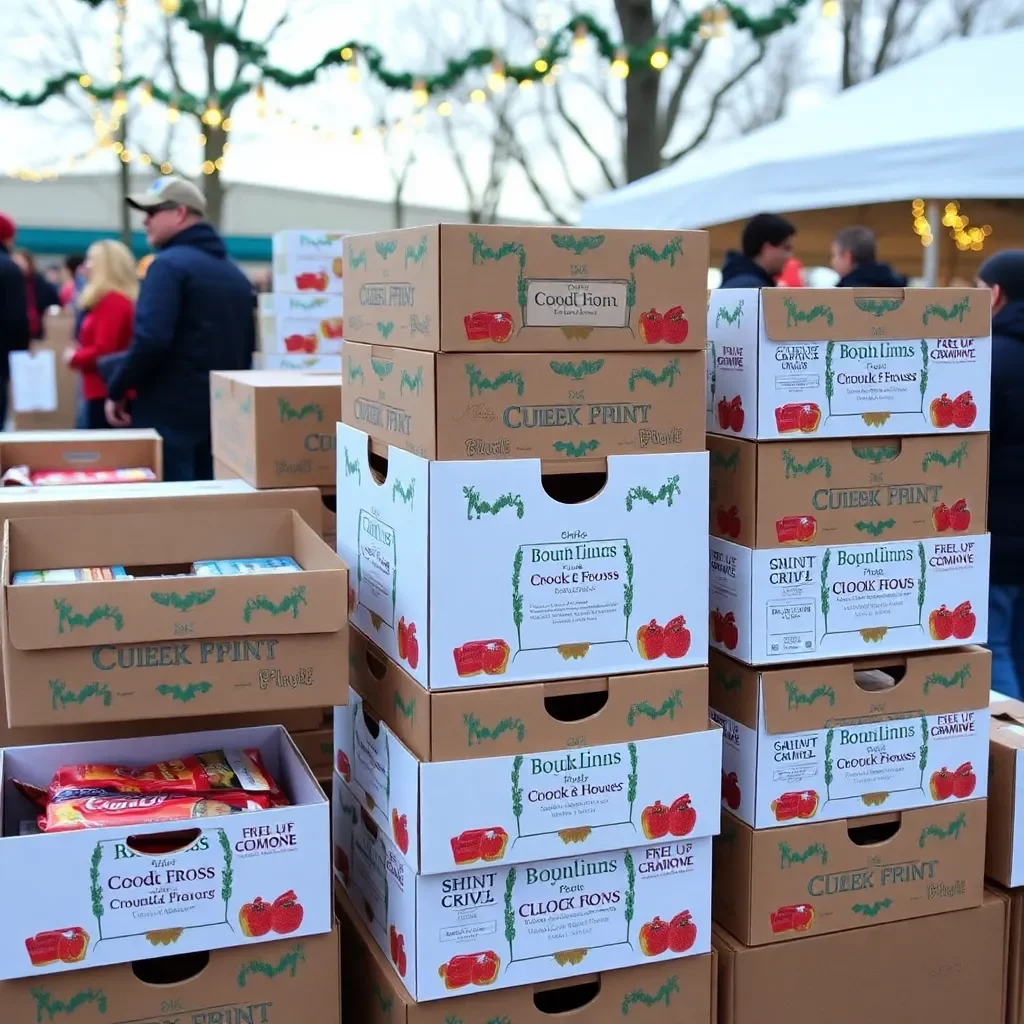 Helping Hands Provide Holiday Cheer Through Food Giveaways in Columbia