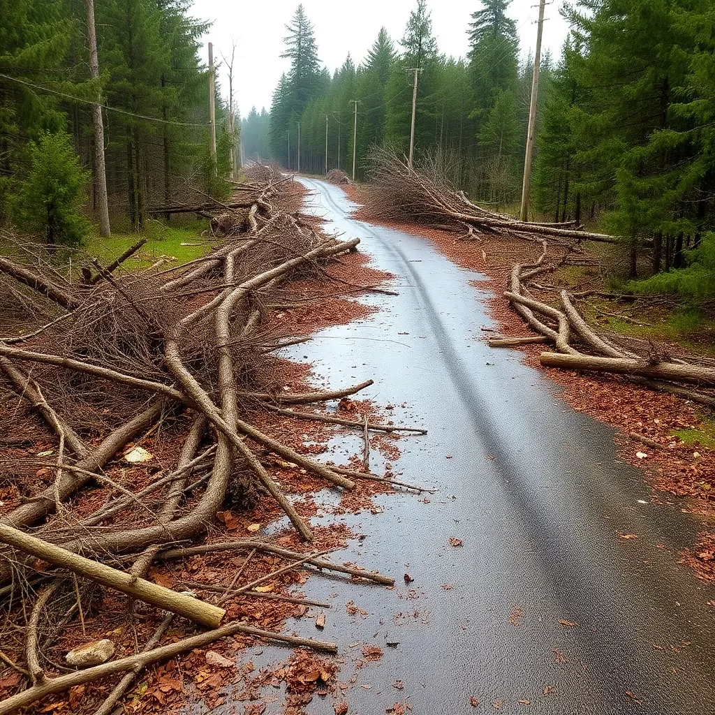 Hurricane Helene Aftermath Sparks Massive Road Cleanup in Columbia, S.C.