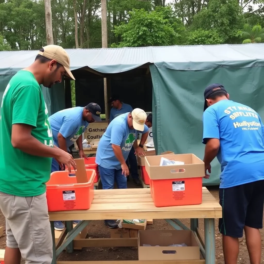 Volunteers in Lexington Join Forces to Build Survival Sheds for Hurricane Helene Victims