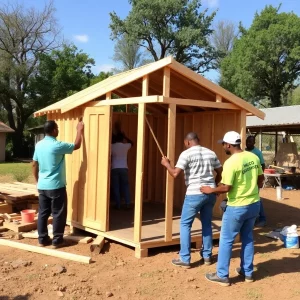 Building Hope: Volunteers Unite to Create Survival Sheds for Hurricane Helene Victims