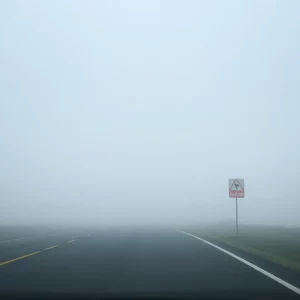 Dense Fog Warning Issued for Eastern Midlands, Travel Safety Tips Provided