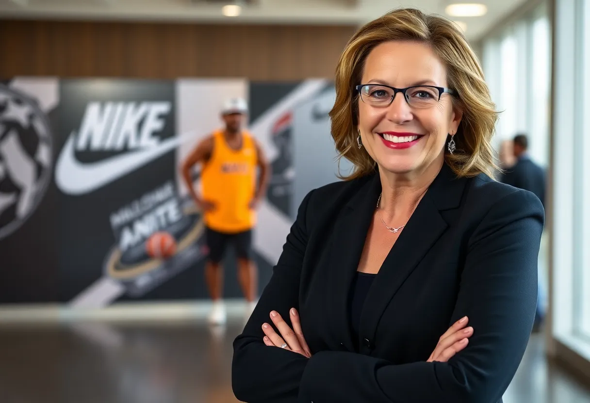 Ann Miller, Nike's new executive vice president for sports marketing