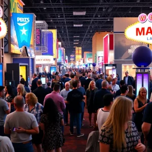 Attendees networking at the Marketing Event in Las Vegas 2023