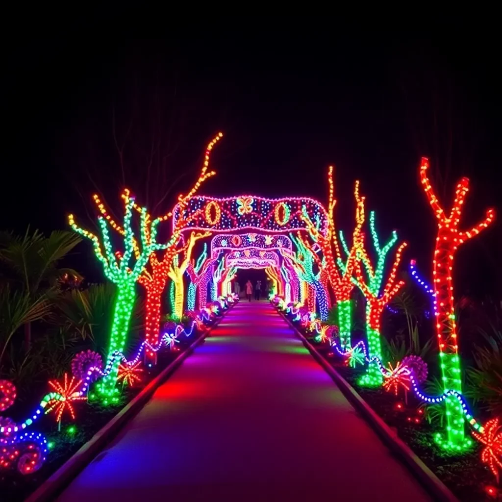 Columbia's Riverbanks Zoo Unveils Enchanting Wild Lights for the Holiday Season