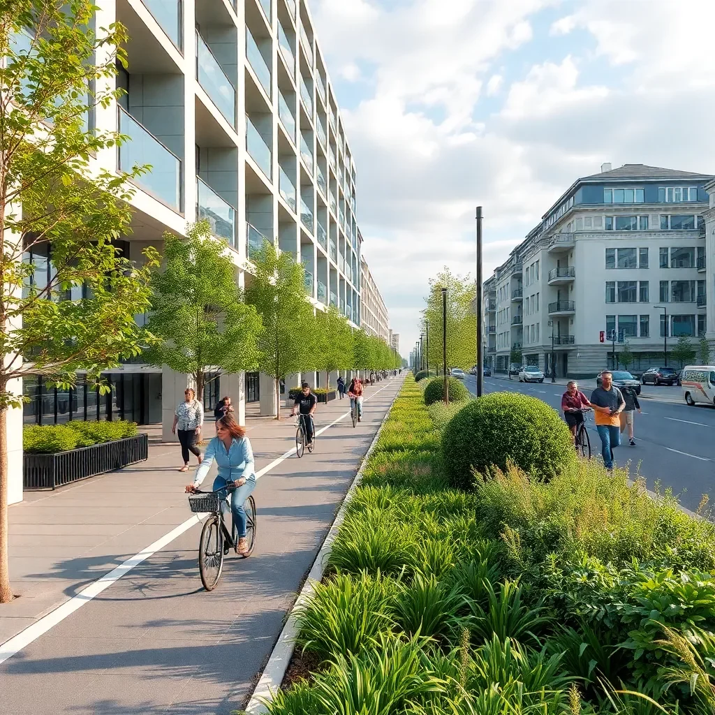 Columbia Unveils New Buffered Bike Lane to Enhance Safety and Community Connectivity