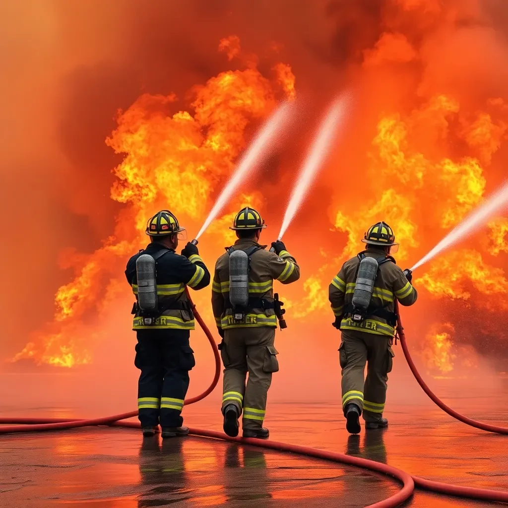 Firefighters Save Residents as Columbia Home Goes Up in Flames