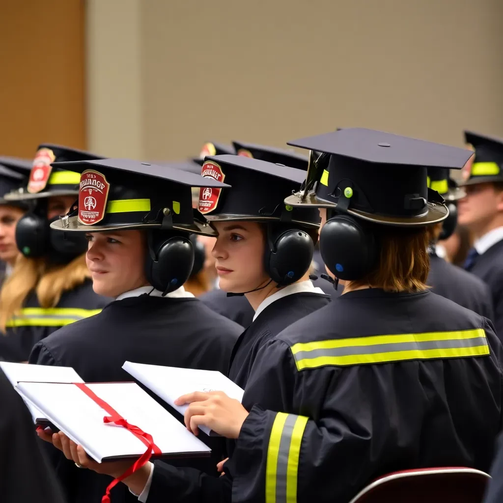 Columbia Celebrates Graduation of 17 New Firefighters at C.A. Johnson High School