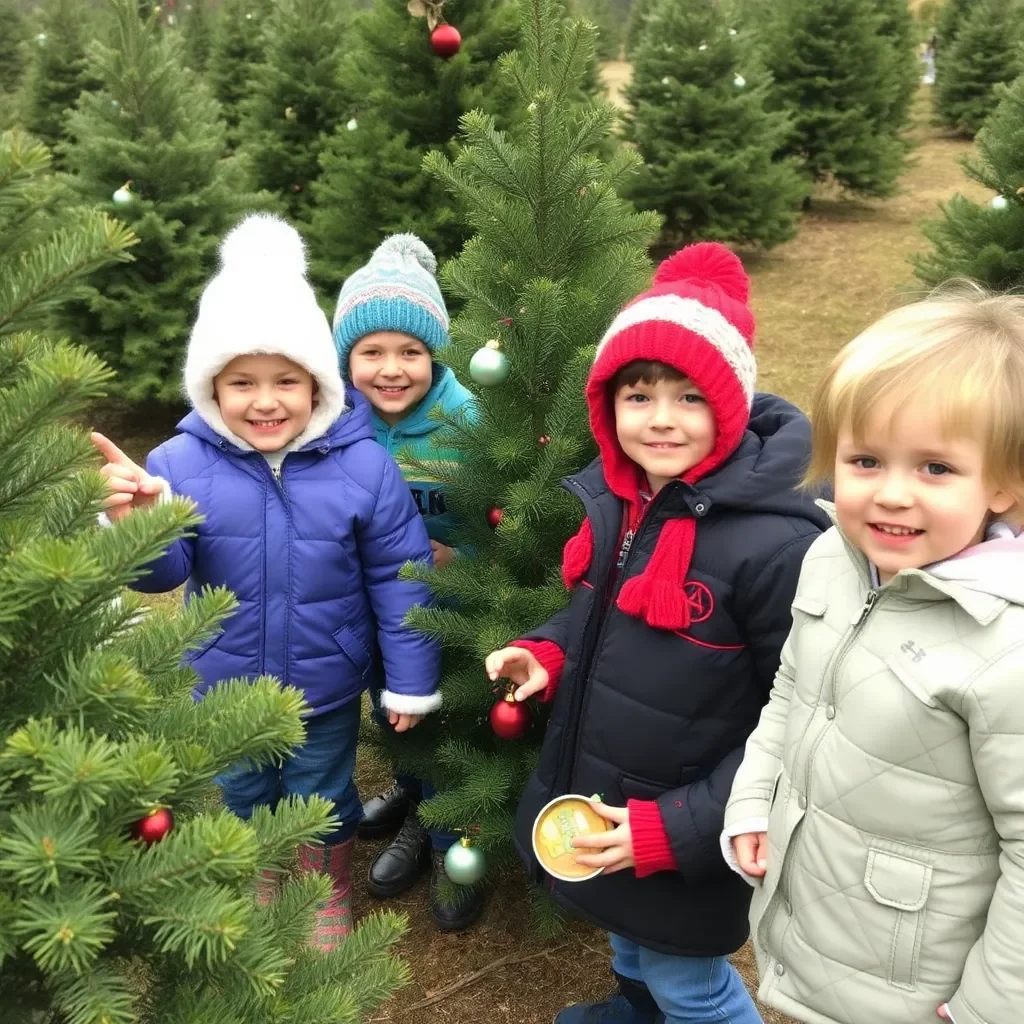 Columbia Children Experience Holiday Magic at Prisma Health's Ace Hardware Tree Farm Event