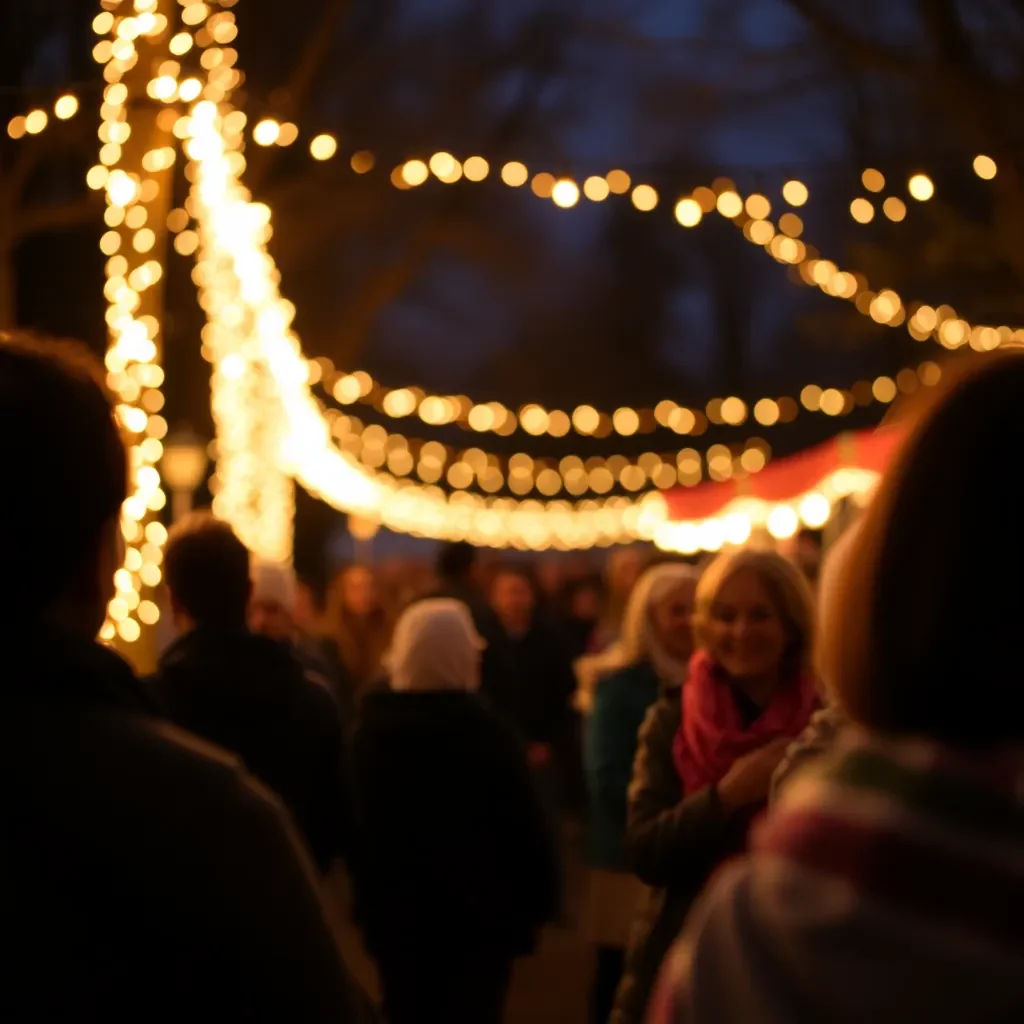 Downtown Lexington's Festive Christmas Carolighting Ignites Community Spirit