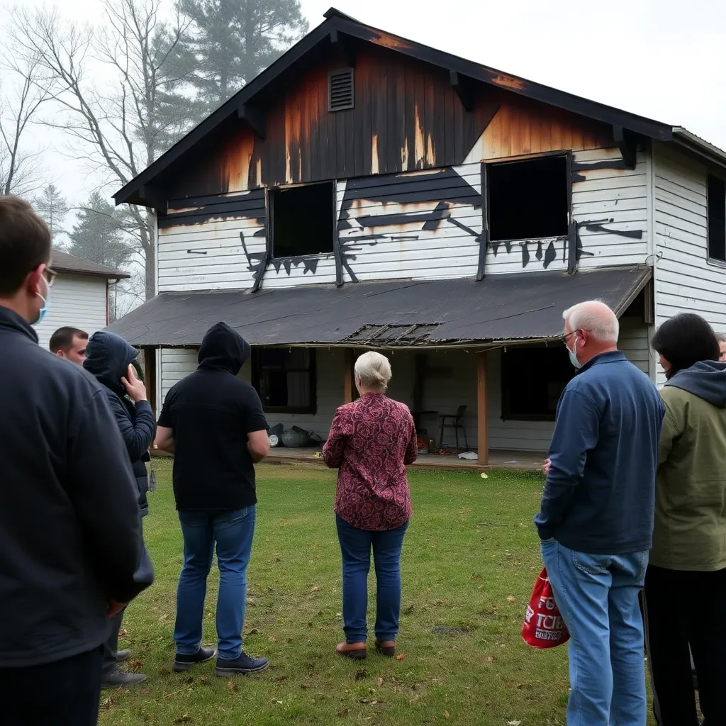 Columbia Community Grieves Following Devastating House Fire Leaving Two Injured