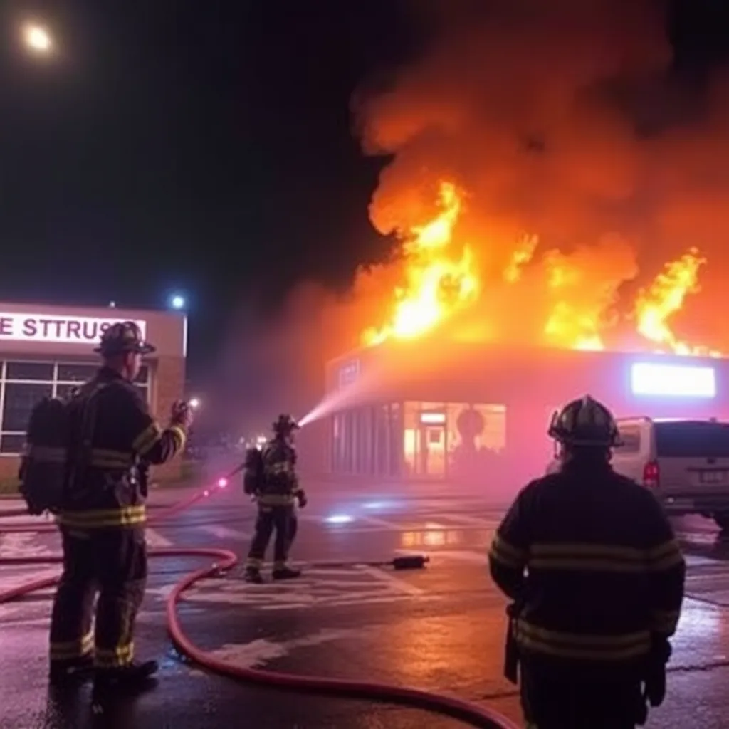 Columbia Firefighters Successfully Contain Two-Alarm Blaze at Former Dollar Tree Location