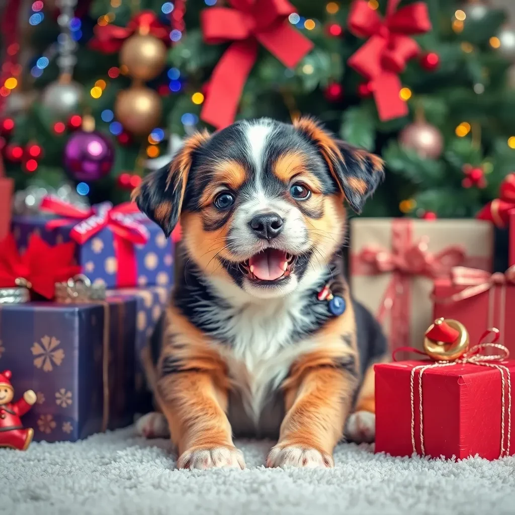 Delta the 8-Month-Old Pup Ready to Bring Holiday Joy to Families in Columbia